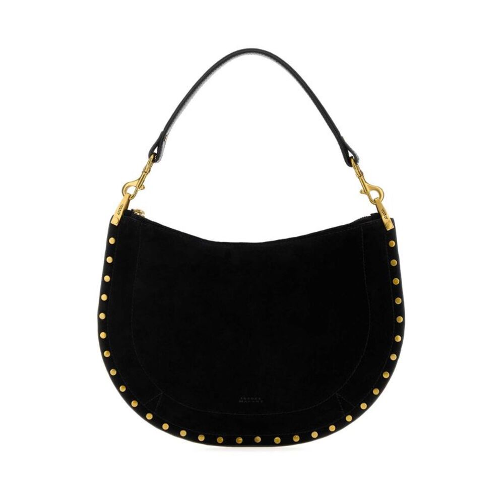 Isabel Marant Women Black Suede Oskan Shoulder Bag